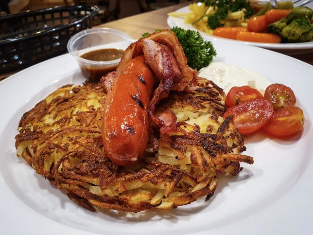 Rosti & Sausages