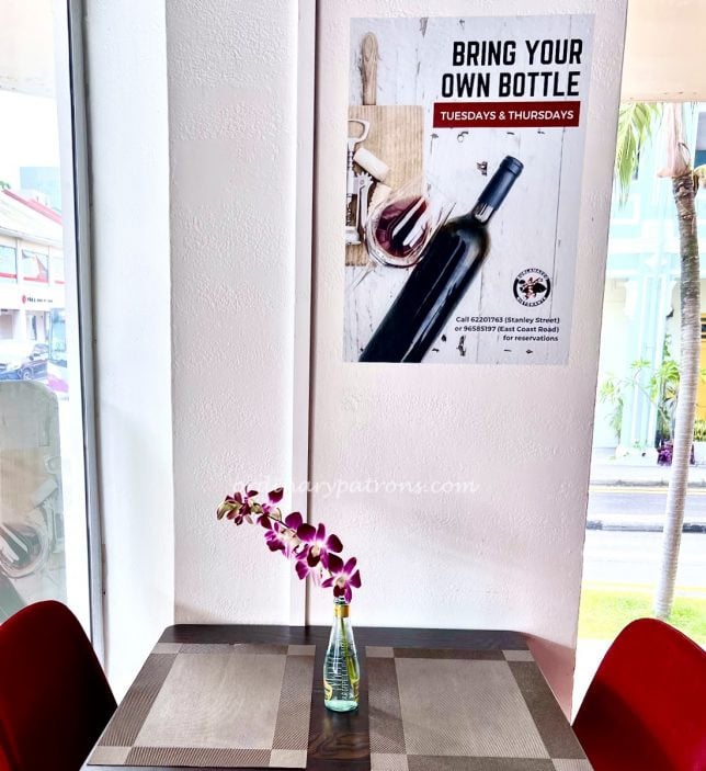 Burlamacco Ristorante Corkage free BYO Days 