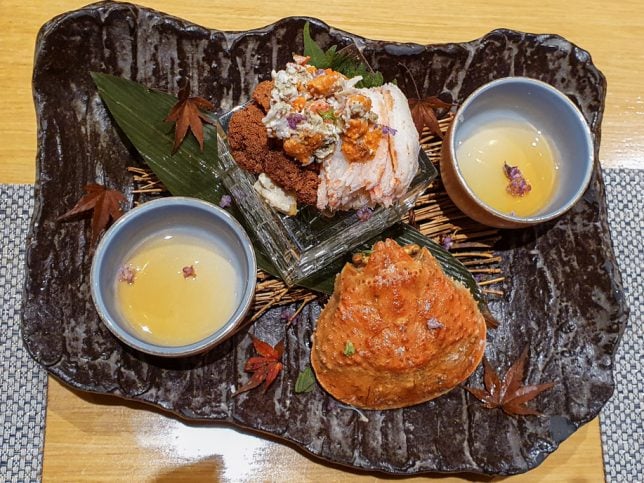Hokkaido Snow Crab Kan Sushi at Robertson Quay