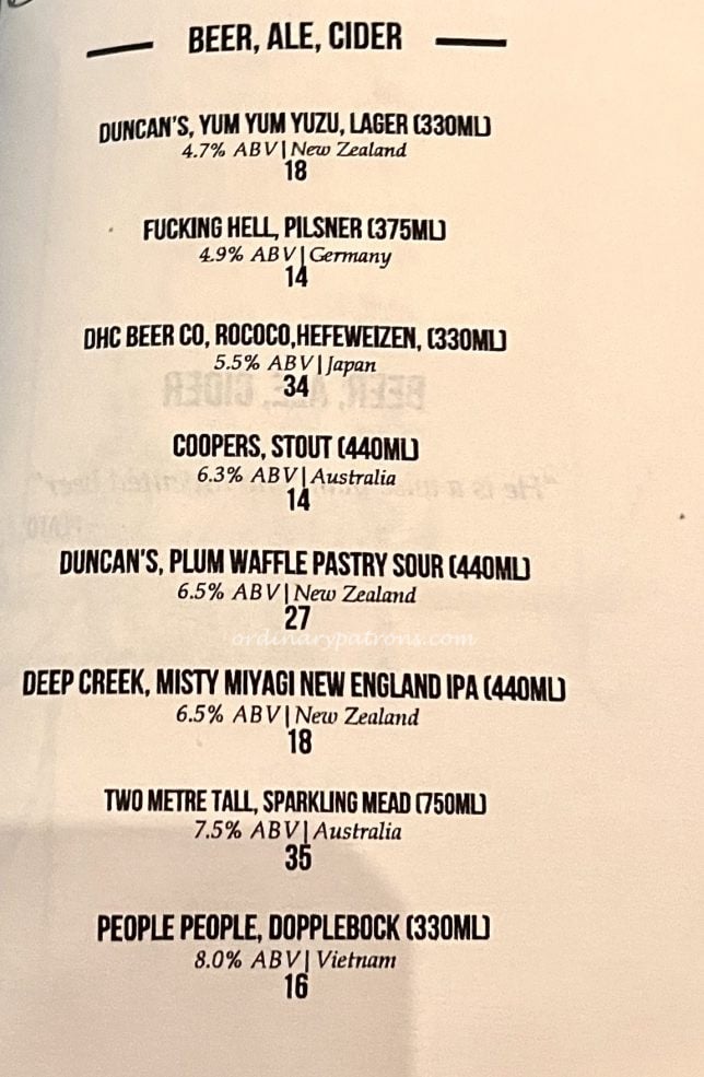 Burnt Ends Restaurant Menu