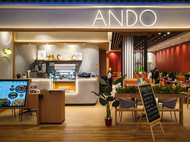 Ando restaurant at Leisure Park Kallang