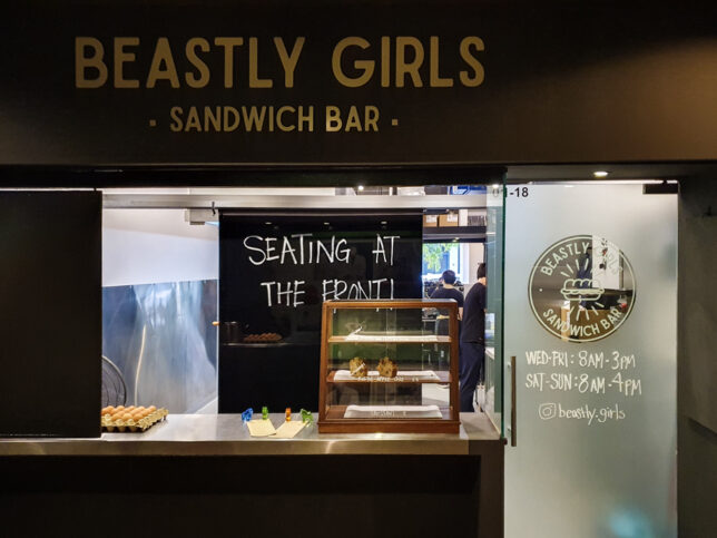 Beastly Girls Sandwich Bar at Odeon Katong