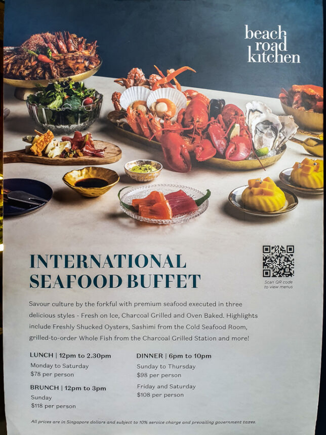 Seafood Buffet at JW Marriott Hotel Singapore South Beach