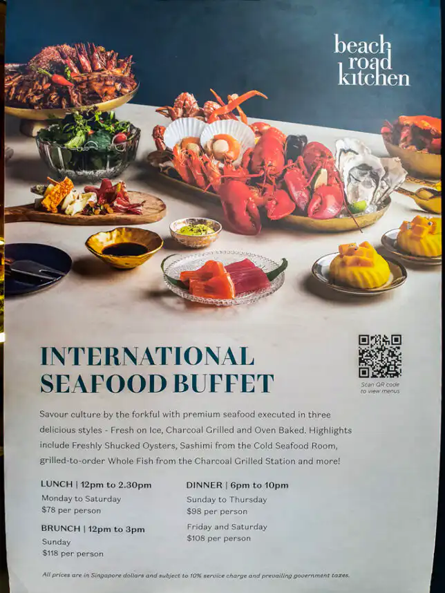 Seafood Buffet at JW Marriott Hotel Singapore South Beach
