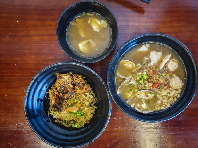  Braised Pork Bee Hoon ($8.80) and Signature Cheeky Bee Hoon ($11.80)