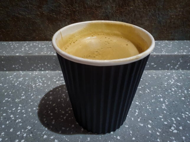 coffee at Don Don Donki Food Hall