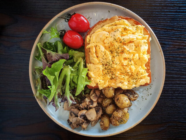 Scrambled Egg Brioche at Space