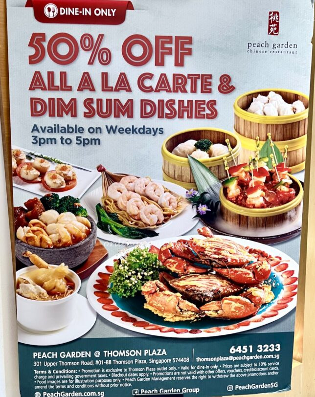 Where to Eat Today at Thomson Singapore 