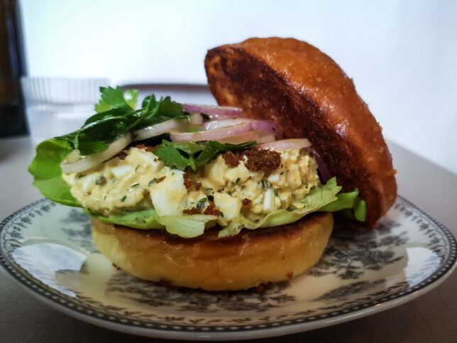 The Egg Mayo on Milk Bun at Wildcard