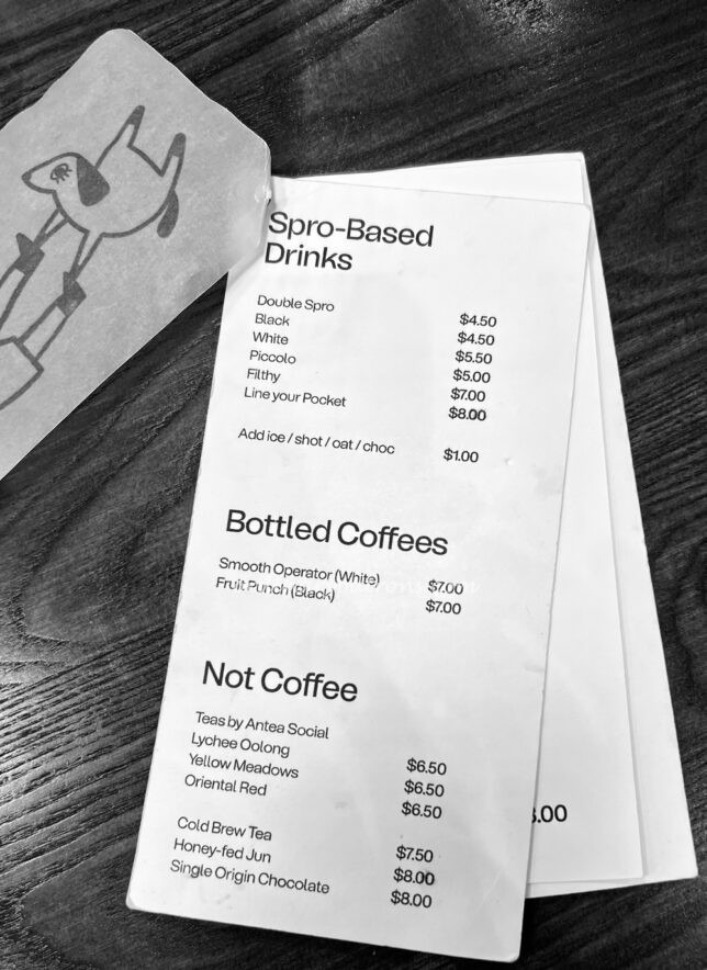 Pocket By Flip Coffee Roasters Menu