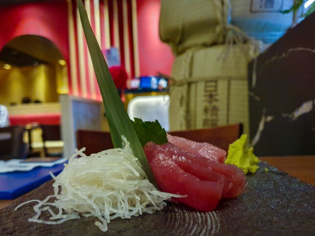 Maguro Sashimi at Tempura Bar SingPost Centre