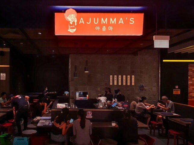 Ajumma’s Korean Restaurant in Funan Mall