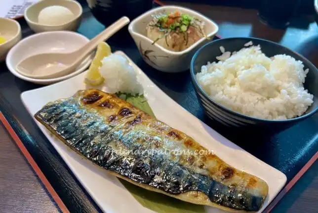 Saba Shioyaki Set at Himawari Japanese Restaurant
