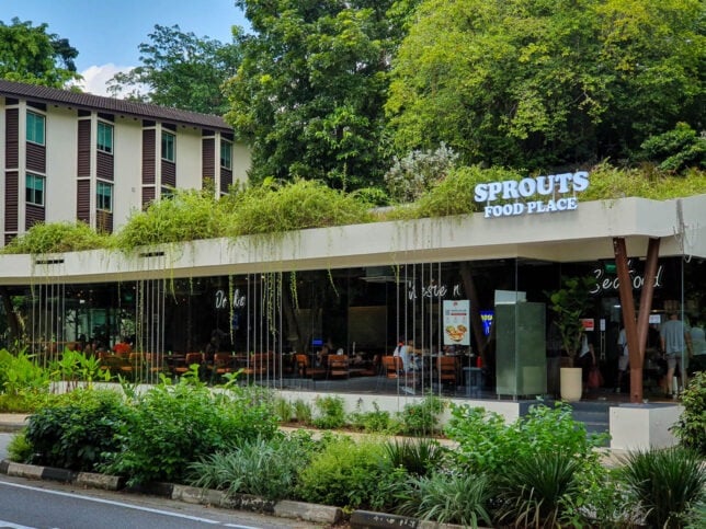 Sprouts Food Place at Raffles Building, Botanic Gardens