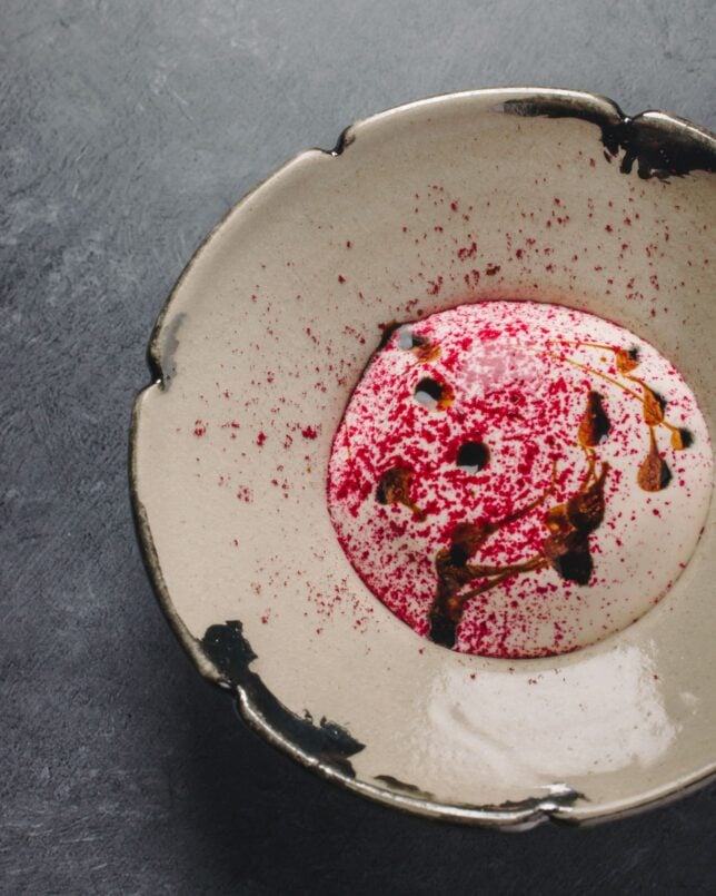 f Zén's 7-course Luncheon Experience Menu - Chewy Beet