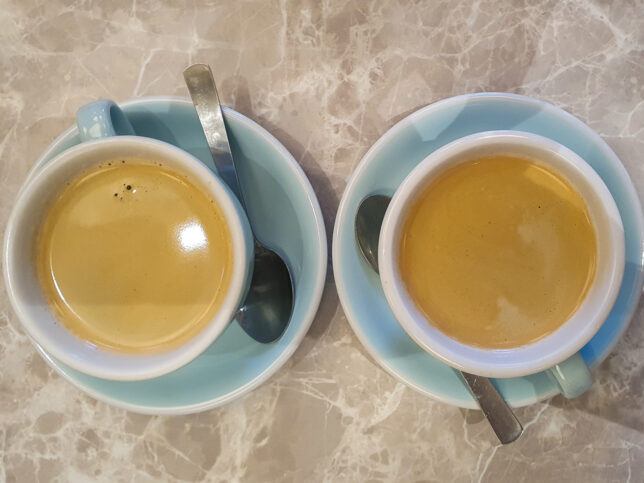 Coffee at  Café Brera at Reunion