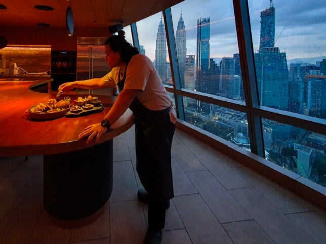 Dewakan Restaurant, 48th floor of Skyviews, Naza Tower