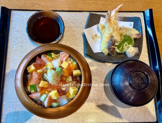 Nama Bara Chirashi Set  - SUN With MOON Japanese Restaurant Orchard