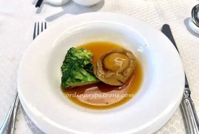 braised whole abalone.