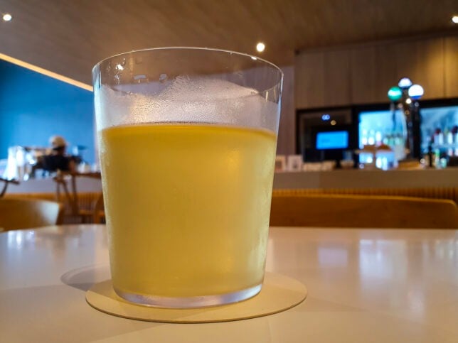 cold brew tea at Buzzed Coffee Bar