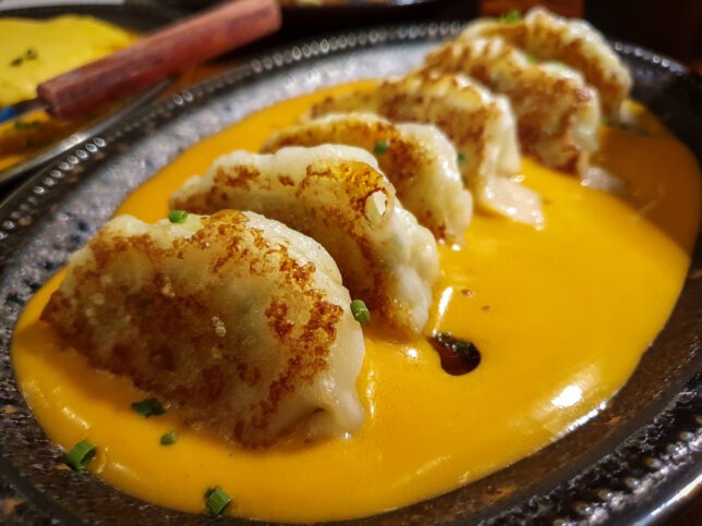 Jypsy at Parkland Green - Tiger Prawn and Crab Meat Gyozas