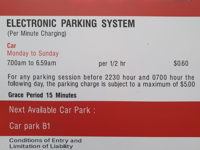 Parkland Green Car Park Charges