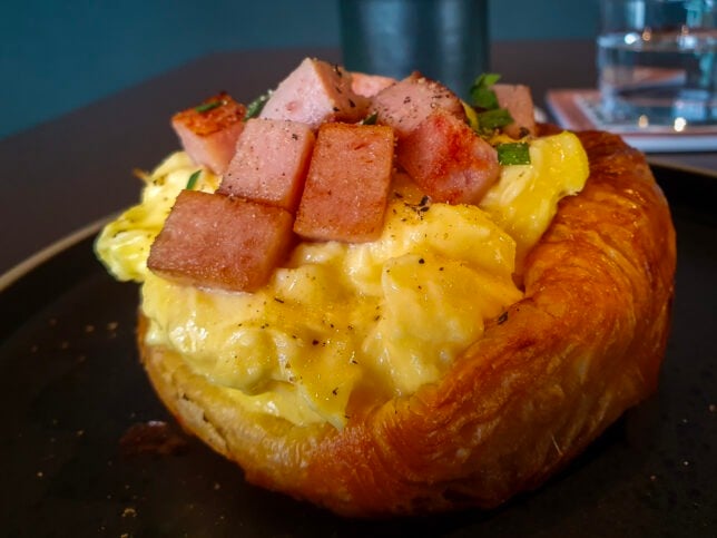 Vernacular Coffee Cafe - Eggs & Spam Danish