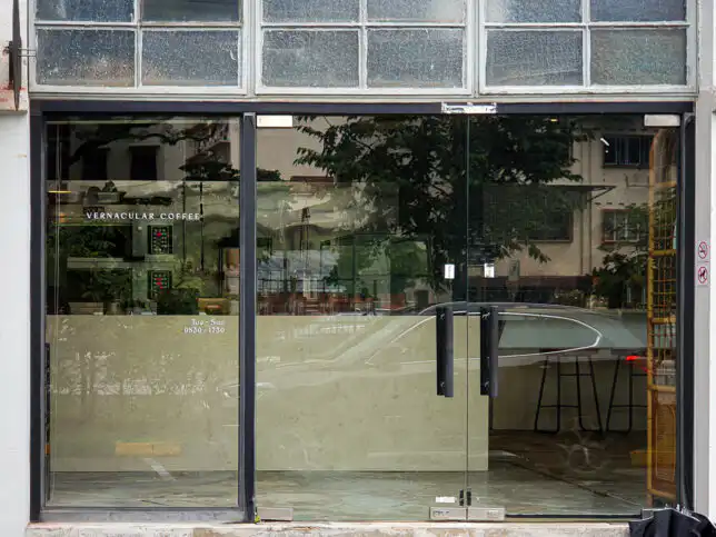 Vernacular Coffee - café in former Singapore Badminton Hall