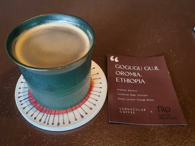 Vernacular Coffee - beans roasted by Flip Coffee