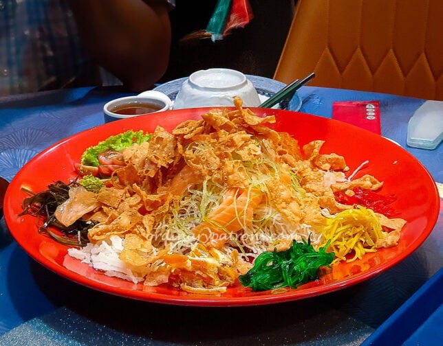 Yusheng at Hand In Hand Beijing Restaurant