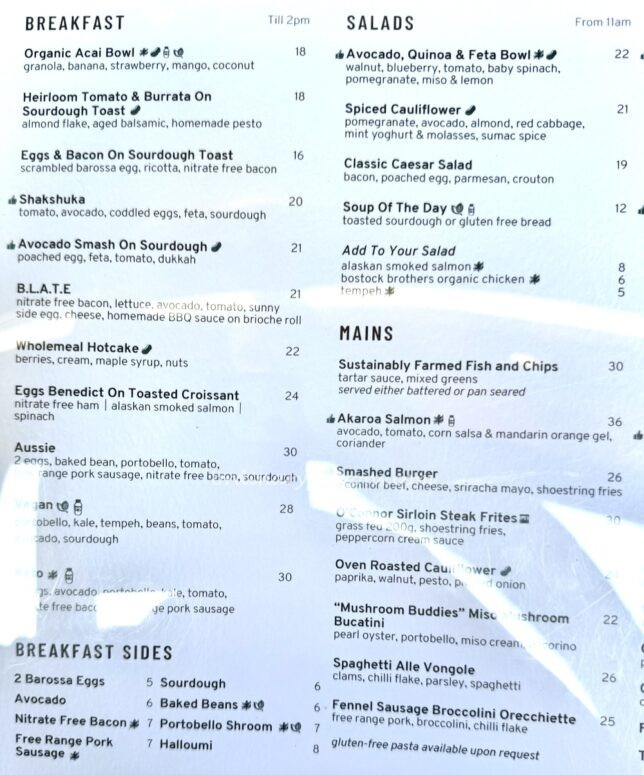 Little Farms Table Holland Village Menu