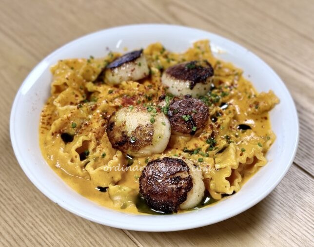  Moonchild scallop and pasta 