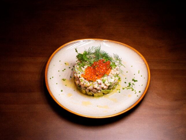 Pescado Espada and Aguacate Ceviche