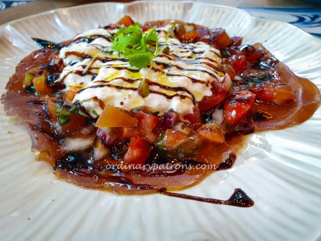 Beef Bresaola - Sol & Luna Weekday Lunch Menu