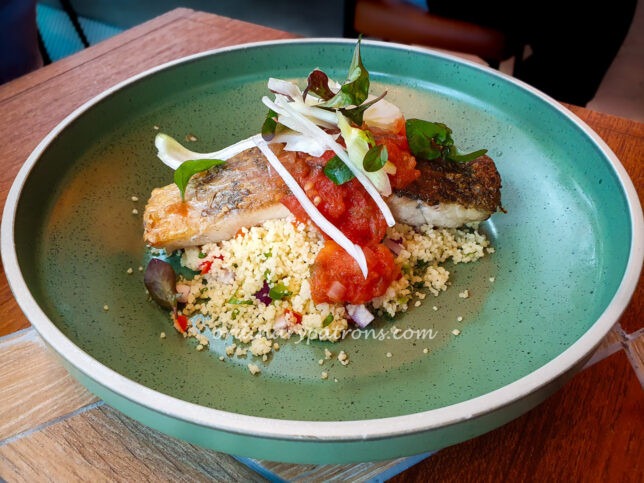 Grilled Seabass - Sol & Luna Weekday Lunch Menu