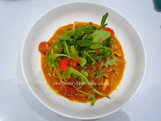 Tanglin Cookhouse's Creamy Singapore Chilli Crab Pasta