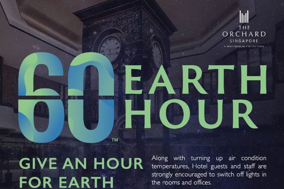 Earth Hour 2024 at The Orchard Hotel Singapore