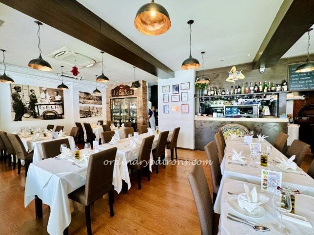 Etna Italian Restaurant East Coast Singapore