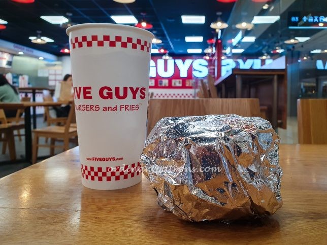 Five Guys Singapore Little Bacon Burger