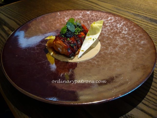 Grilled octopus, tamarind brown butter soy, cuttlefish XO sauce 