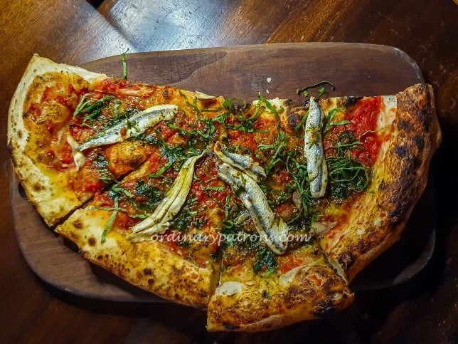 Marinara e Acciughe Pizza Half