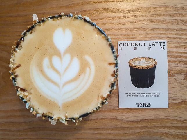 Ne Ne Neko's Coconut Latte