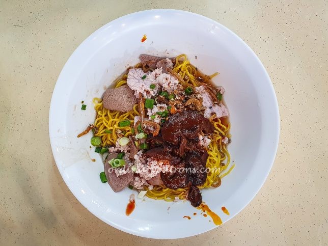 Seng Huat Mushroom Minced Meat Noodle