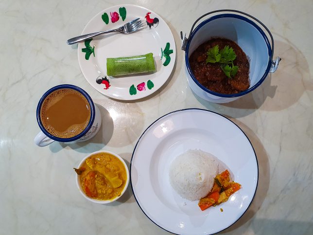 Beef rendang Meal at The White Tiffin