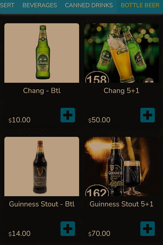 Diandin Leluk Drinks List