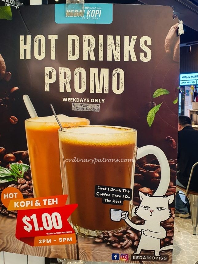 Kedai Kopi Hot Drinks Promo