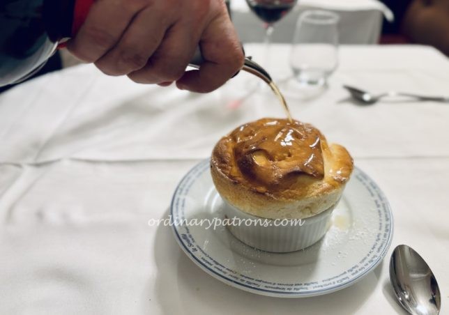 Le Soufflé Paris sweet Grand Marnier soufflé