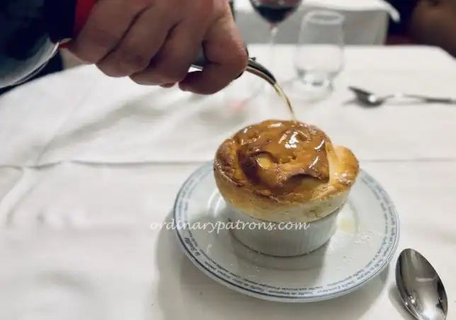 Le Soufflé Paris sweet Grand Marnier soufflé