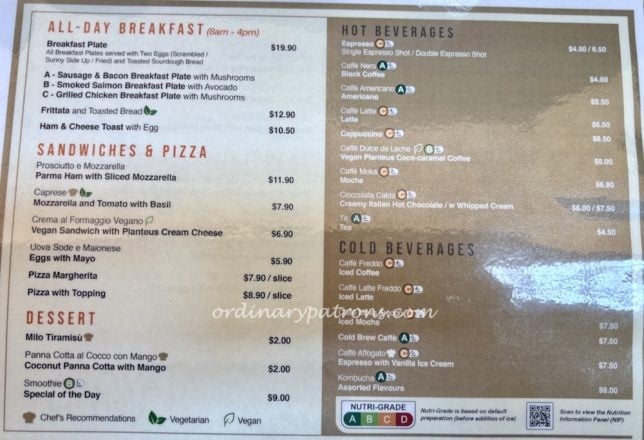 The Grocer Food Hall at Fairprice Finest Clarke Quay Atavola Menu