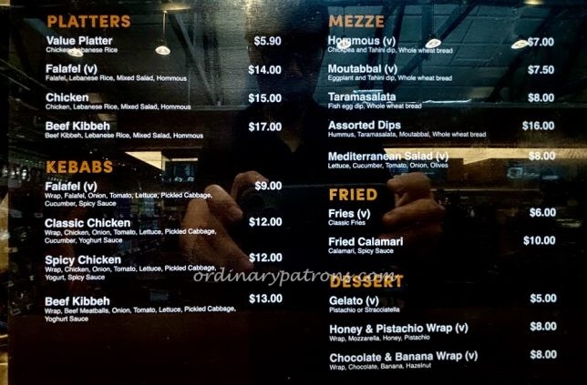 The Grocer Food Hall at Fairprice Finest Clarke Quay Mezzi Menu